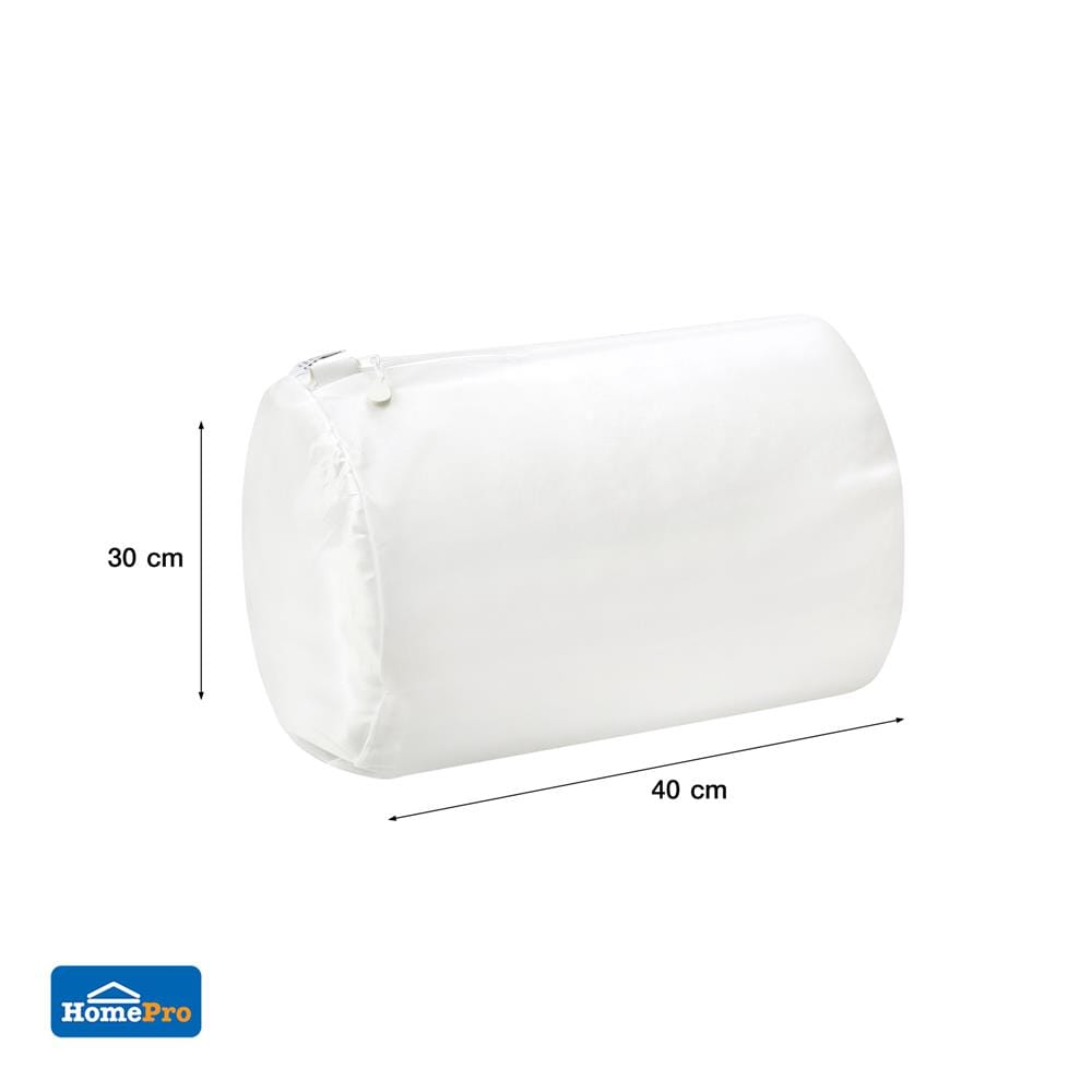 ถุงซักผ้าทรงกระบอกเนื้อละเอียด 30x40 ซม. PLIM MESH สีขาว