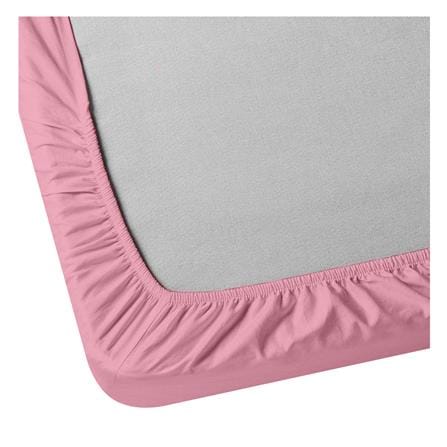 ชุดผ้าปูที่นอน 7 ฟุต 3 ชิ้น BED CLIP MICROTEX 10 นิ้ว สี PINK_2