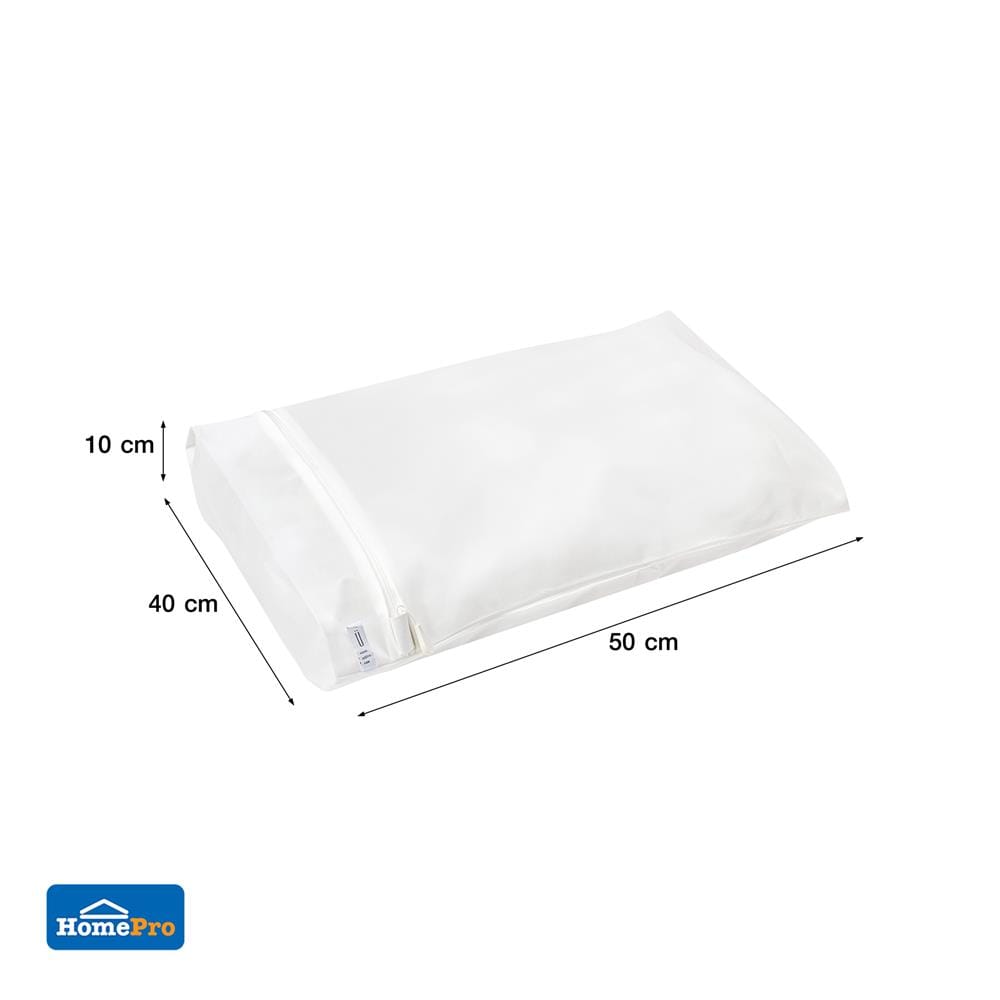 ถุงซักผ้าเหลี่ยมเนื้อละเอียด 40x50 ซม. PLIM MESH สีขาว