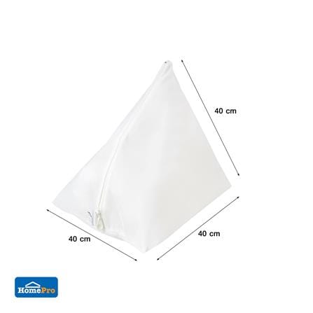 ถุงซักผ้าทรงสามเหลี่ยมเนื้อละเอียด 40x40 ซม. PLIM MESH สีขาว_5