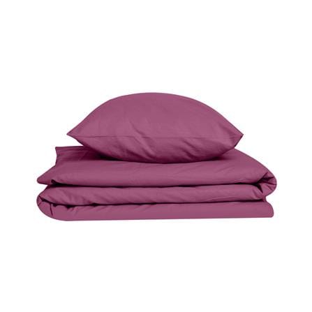ชุดผ้าปูที่นอน 4 ฟุต 2 ชิ้น BED CLIP MICROTEX 6 นิ้ว สี DARK PINK_1