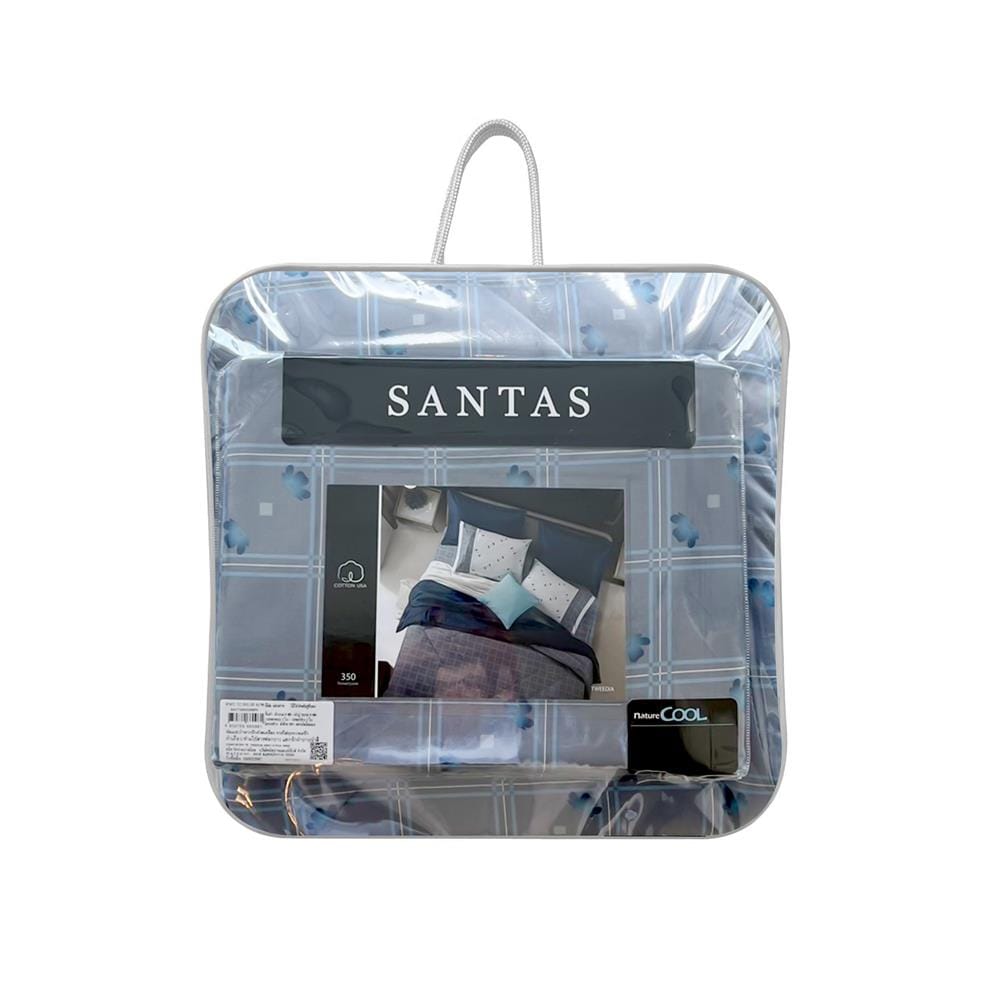 ชุดผ้าปูที่นอน 5 ฟุต 6 ชิ้น SANTAS TWEEDIA GR