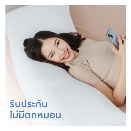 หมอน BODY ไมโครไฟเบอร์ LOTUS ATTITUDE ANTI-AGING 19x49 นิ้ว สีขาว_13
