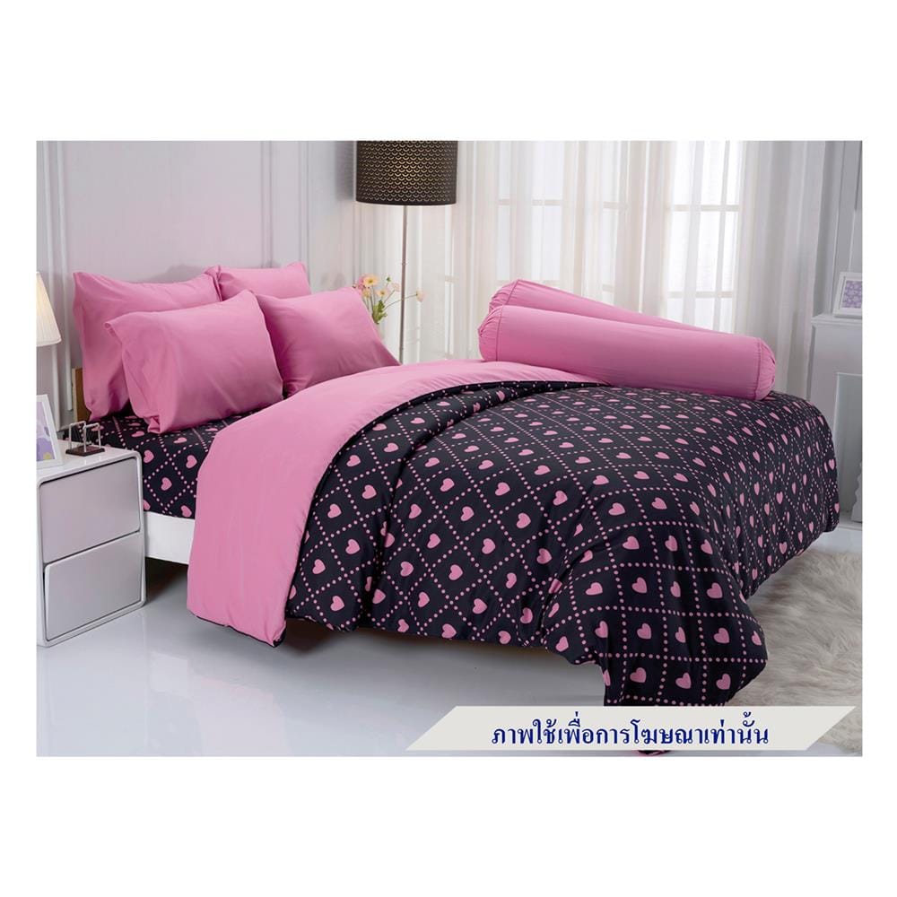 ชุดผ้าปูที่นอน 6 ฟุต (ชุด 5 ชิ้น) TULIP DELIGHT 60012-DL116