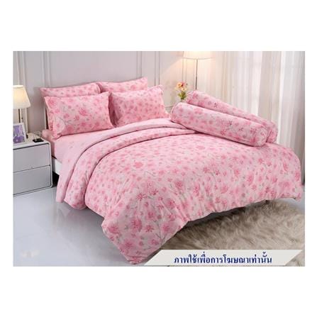 ชุดผ้าปูที่นอน 6 ฟุต 5 ชิ้น TULIP DELIGHT 60012-DL115_0