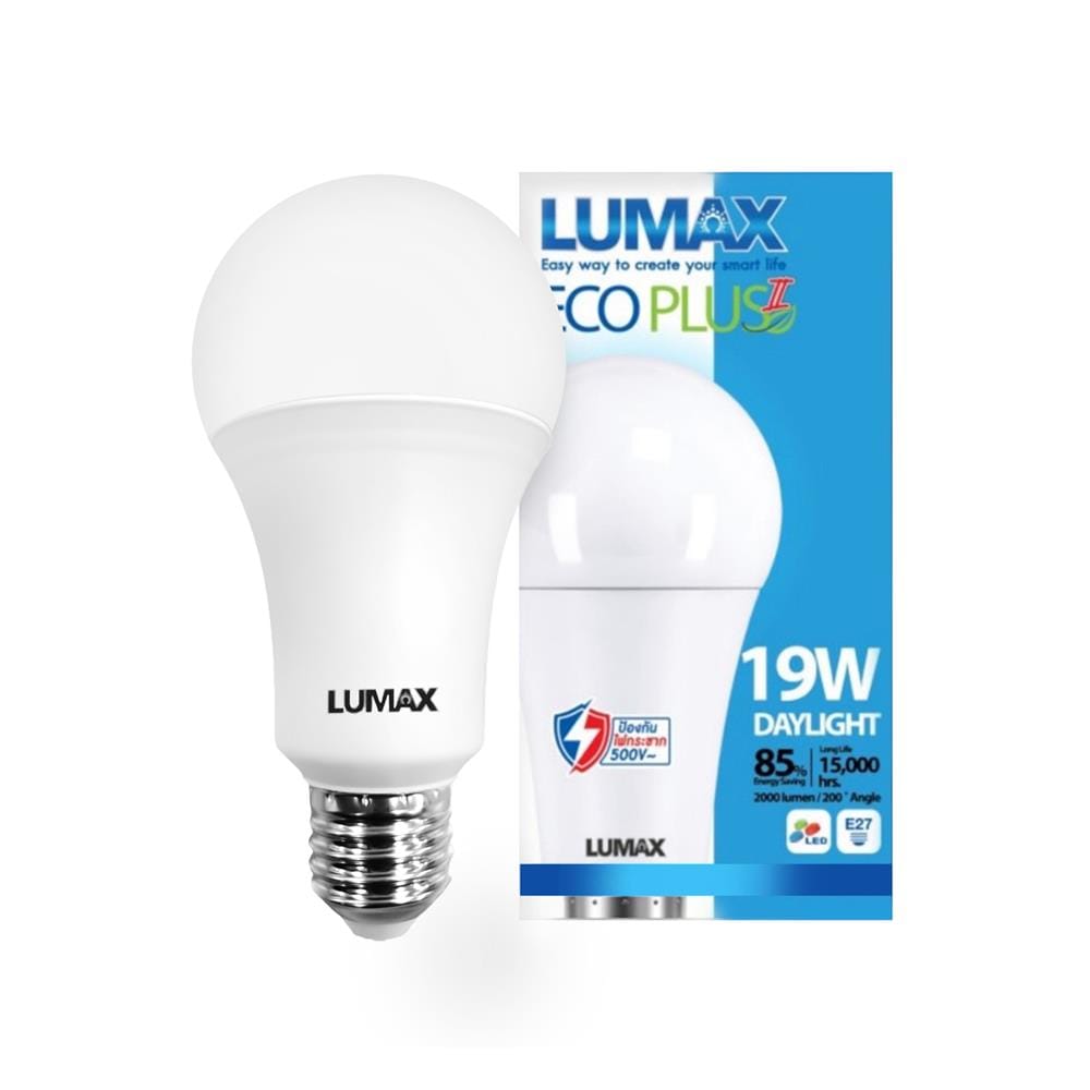 หลอด LED LUMAX ECO PLUS GEN2 19 วัตต์ DAYLIGHT E27