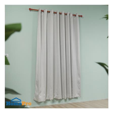 ผ้าม่าน EYELET HOME LIVING STYLE TILDA UV 150X160 ซม. สีเทา_7