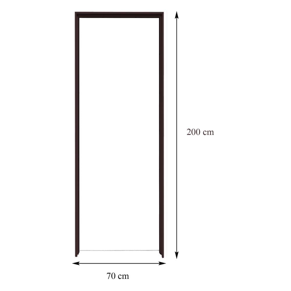 วงกบประตู UPVC FOAM AZLE ขอบเรียบ 70X200 ซม. สีโอ๊ค