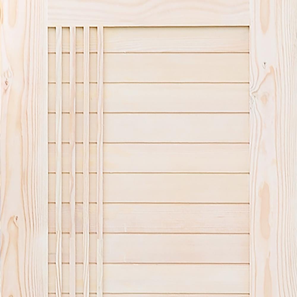 ประตูไม้สน D2D ECO PINE-EZERO 39 80X200 ซม. สีธรรมชาติ ไม่เจาะลูกบิด