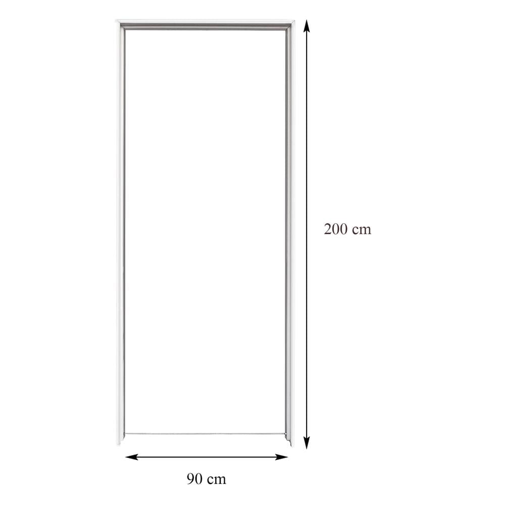 วงกบประตู UPVC FOAM AZLE ขอบเรียบ 90X200 ซม. สีขาว