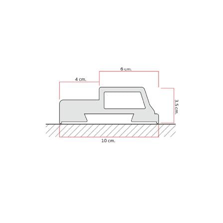 วงกบประตู UPVC FOAM AZLE ขอบเรียบ 90X200 ซม. สีขาว_3