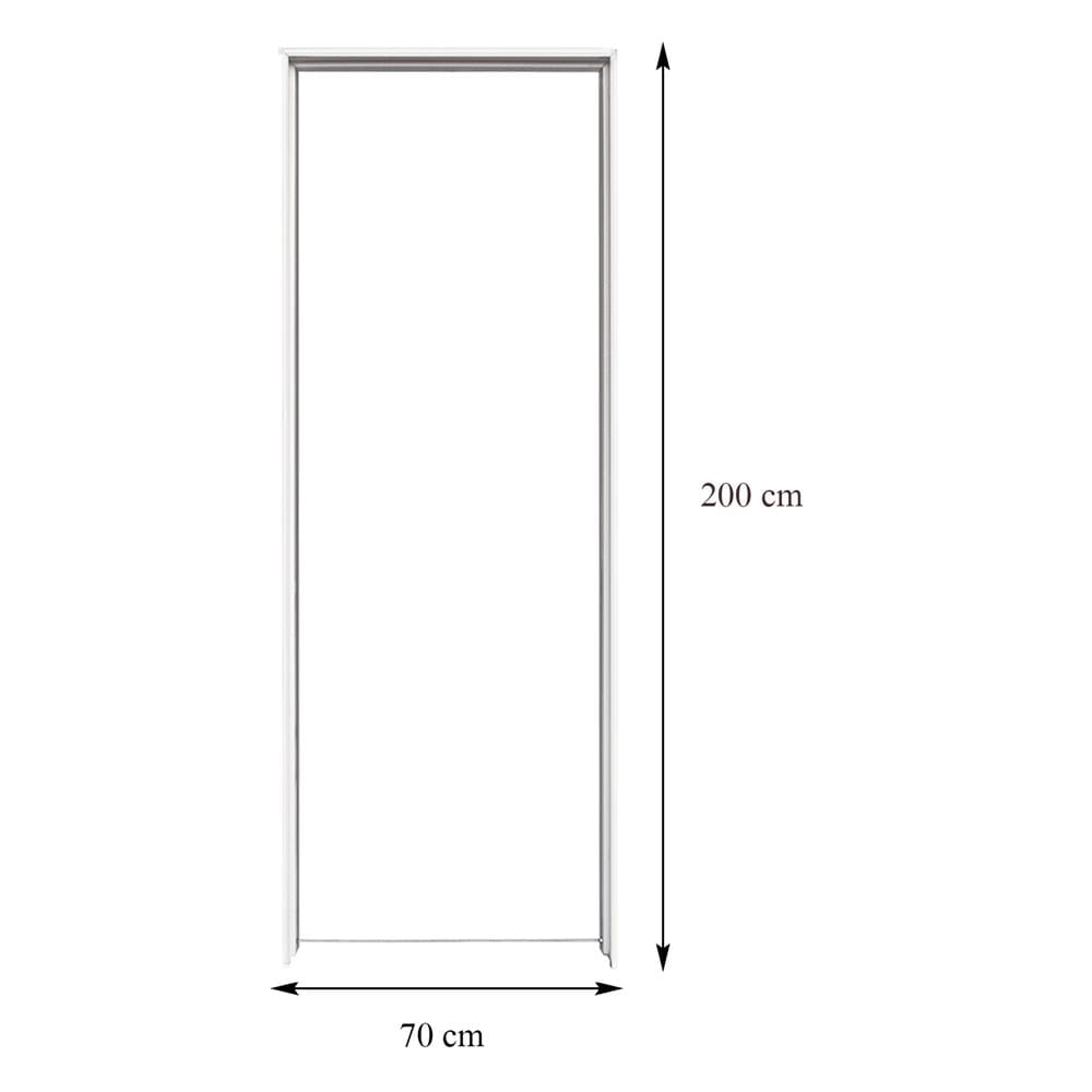 วงกบประตู UPVC FOAM AZLE ขอบเรียบ 70X200 ซม. สีขาว