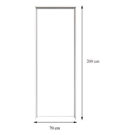 วงกบประตู UPVC FOAM AZLE ขอบเรียบ 70X200 ซม. สีขาว_2