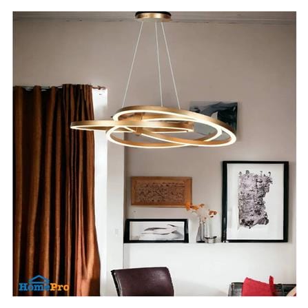 ไฟช่อ LED L&E 01-A0195 70 วัตต์ WARM WHITE สีทอง 1 หัว_2