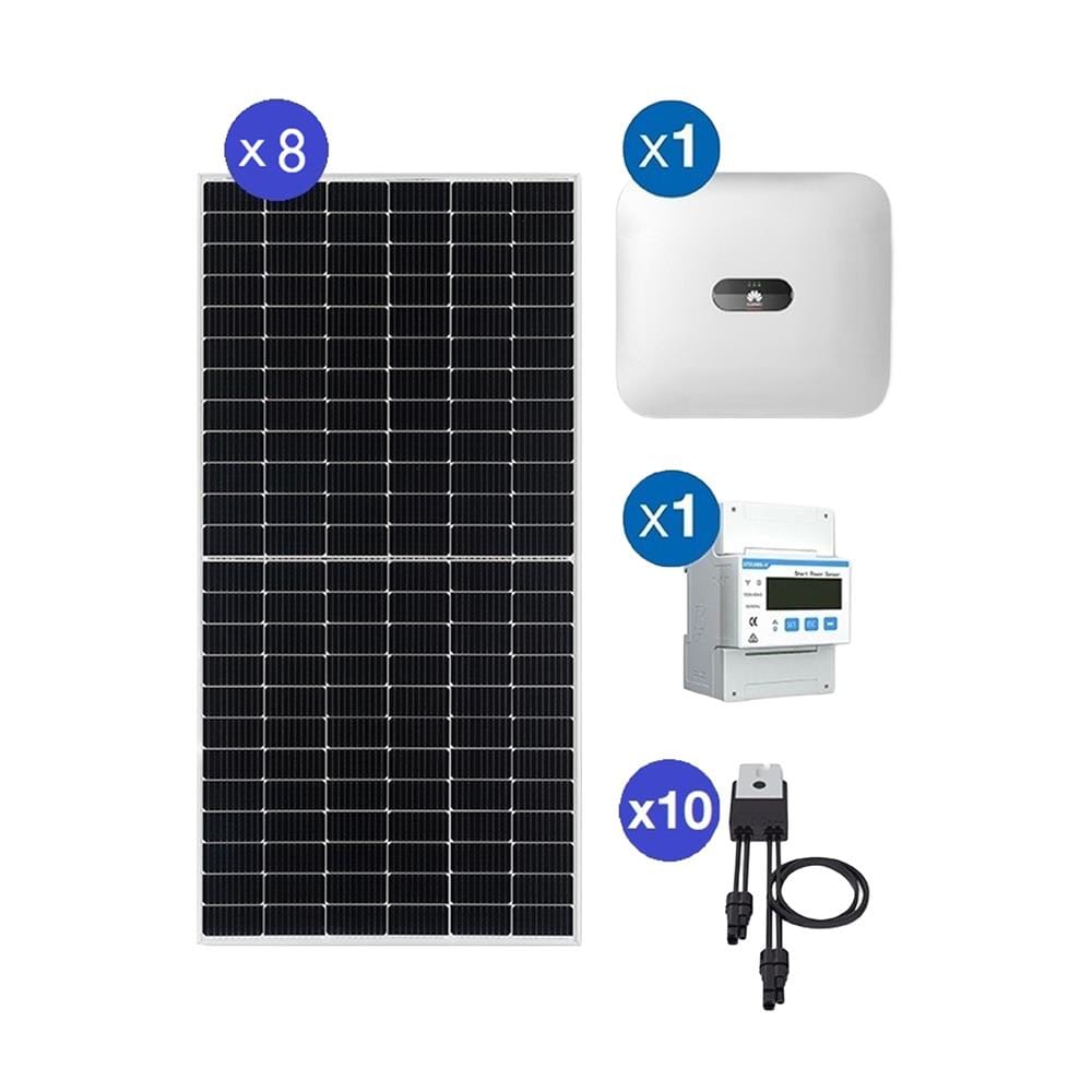 โซลาร์รูฟ 5 กิโลวัตต์ 3 เฟส ระบบออนกริด HOME SOLAR PREMIUM PACKAGE L
