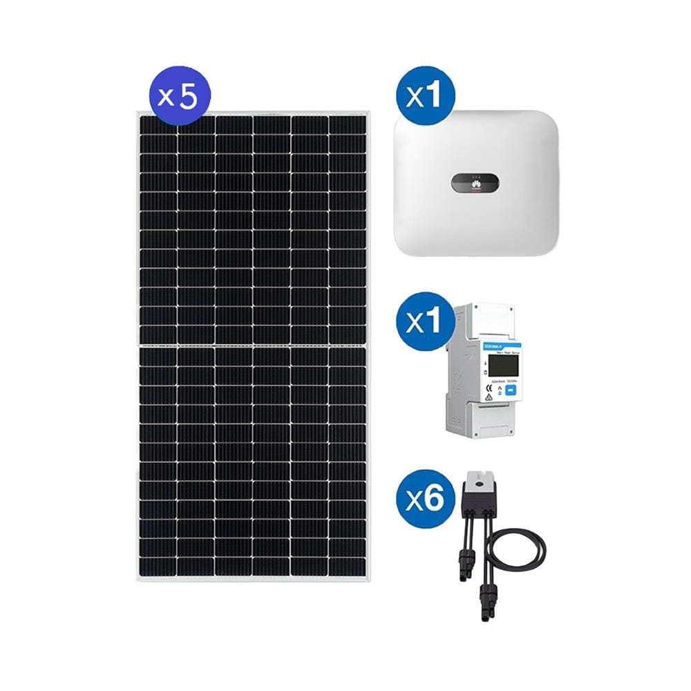โซลาร์รูฟ 3 กิโลวัตต์ 1 เฟส ระบบออนกริด HOME SOLAR PREMIUM PACKAGE S