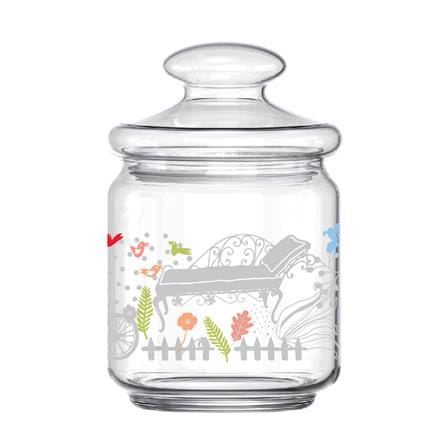ขวดโหลแก้วฝาดึง OCEAN GLASS ENGLISH GARDEN 0.5 ลิตร_0