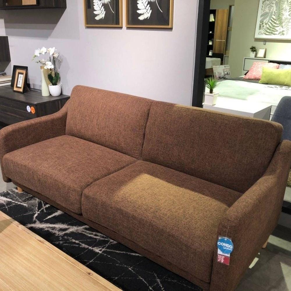 โซฟาเบด 3 ที่นั่ง SB FURNITURE MALINDA 19140711 สีน้ำตาล