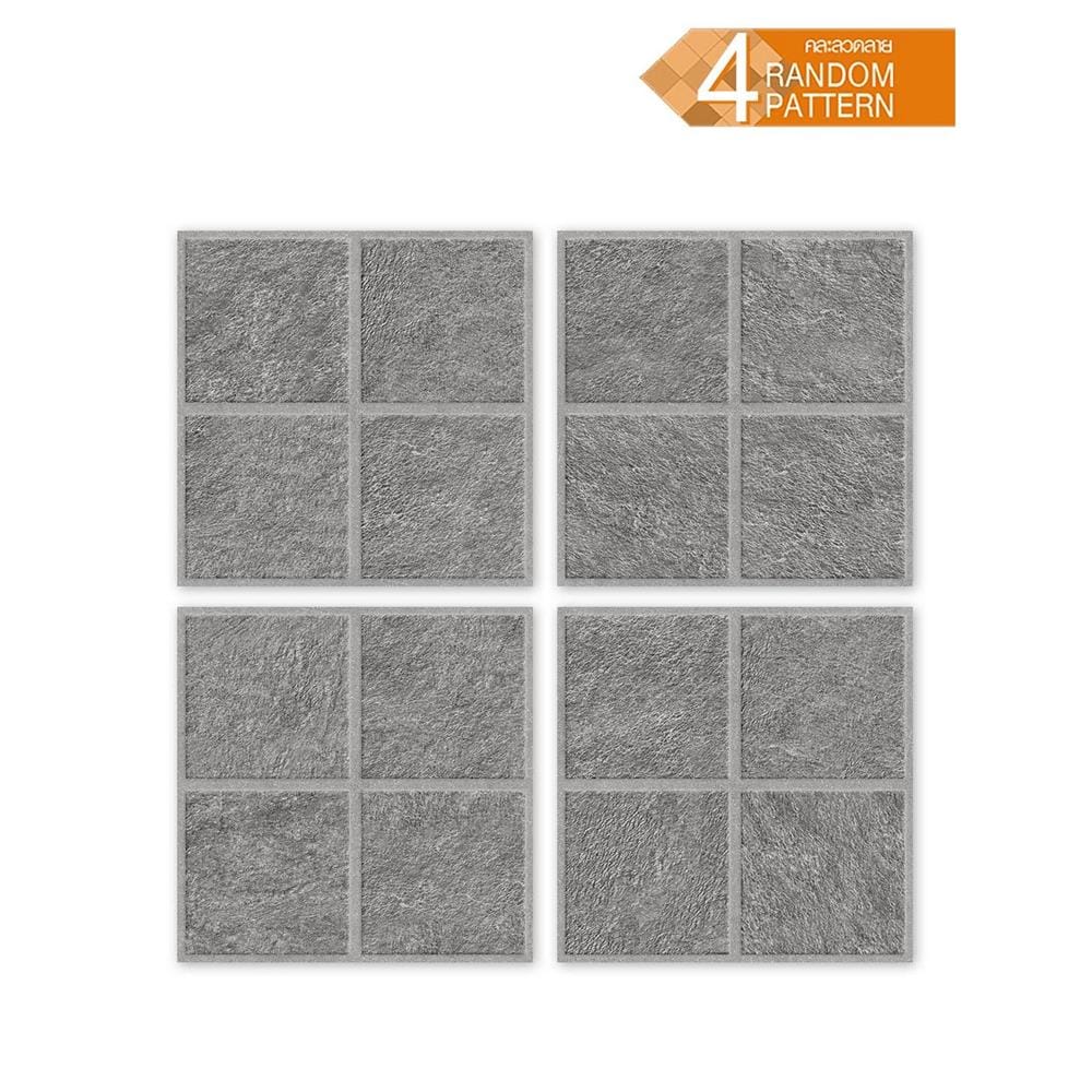 กระเบื้องพื้นพอร์ซเลน  40x40 ซม. TARA ซีแลนด์ เทา A 0.96 ตร.ม.