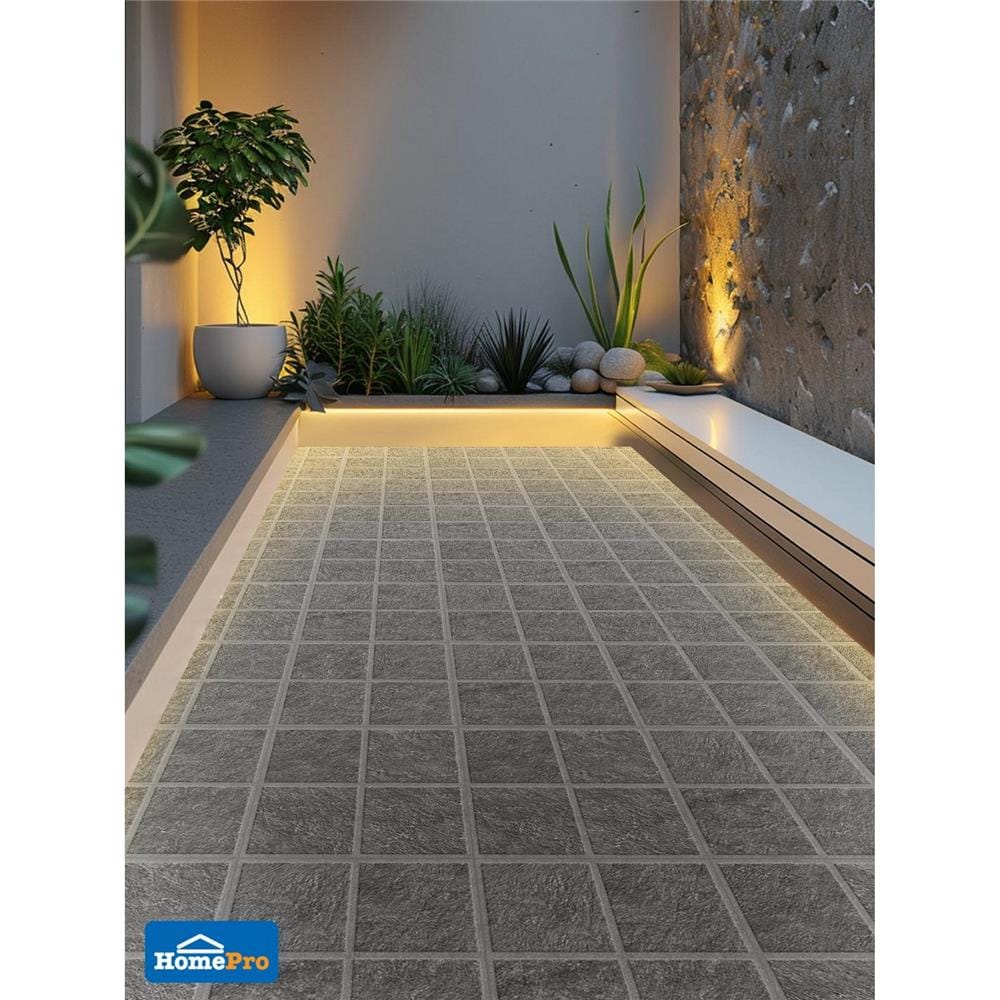 กระเบื้องพื้นพอร์ซเลน  40x40 ซม. TARA ซีแลนด์ เทา A 0.96 ตร.ม.