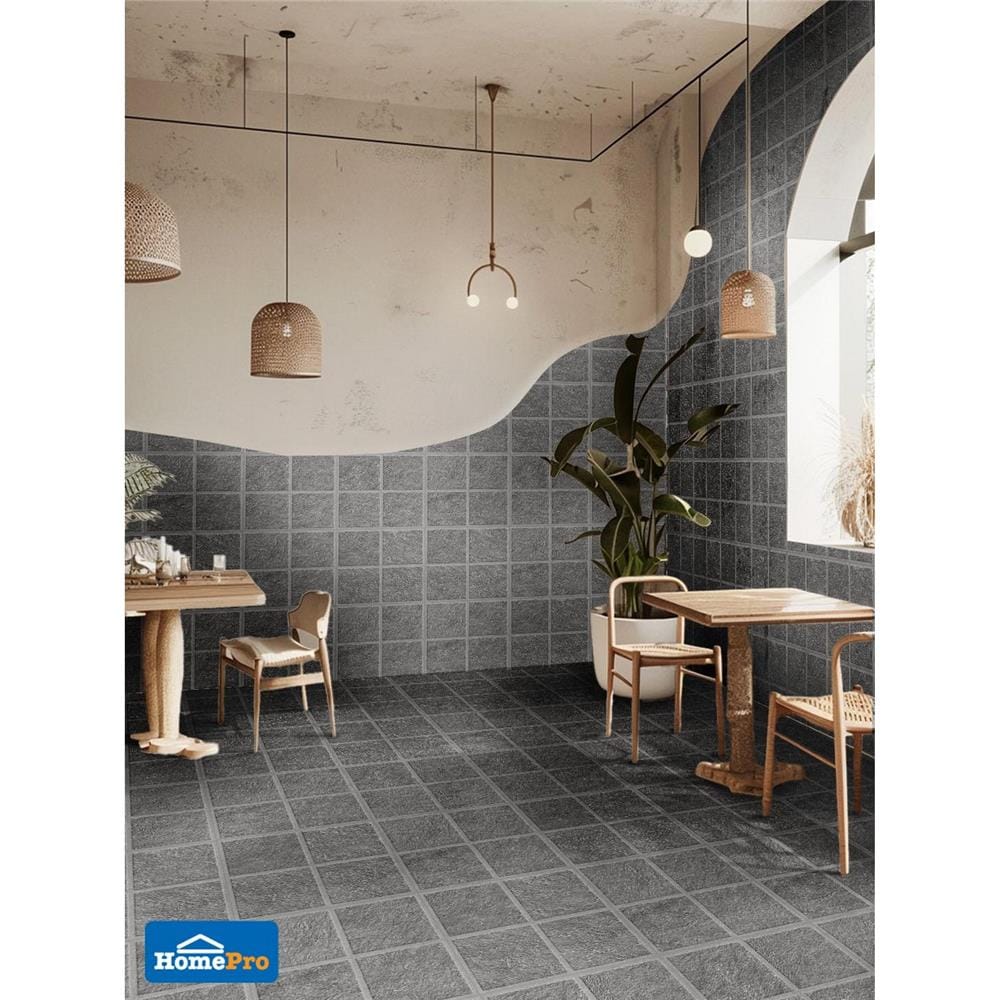 กระเบื้องพื้นพอร์ซเลน  40x40 ซม. TARA ซีแลนด์ เทา A 0.96 ตร.ม.