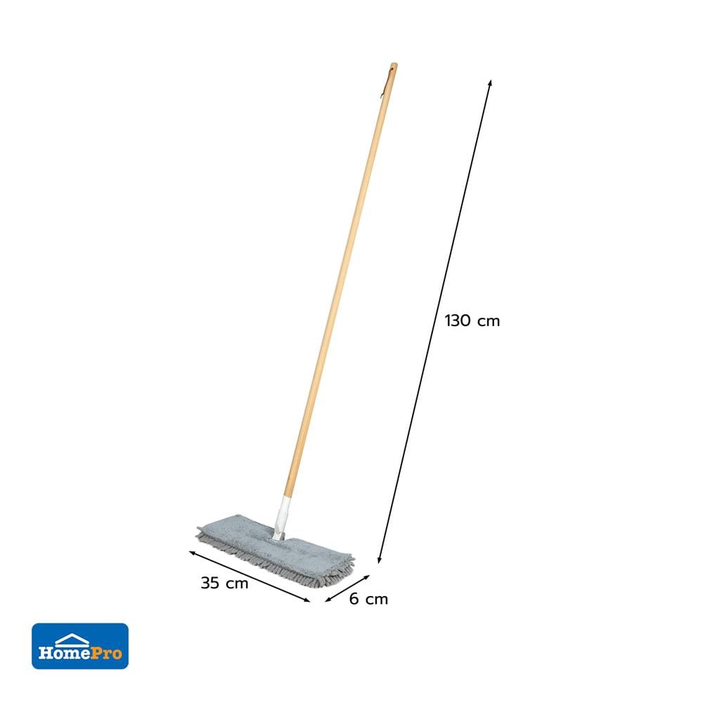 ไม้ม็อบดันฝุ่นไมโครไฟเบอร์ ACCO MOKU 130x6x35 ซม.