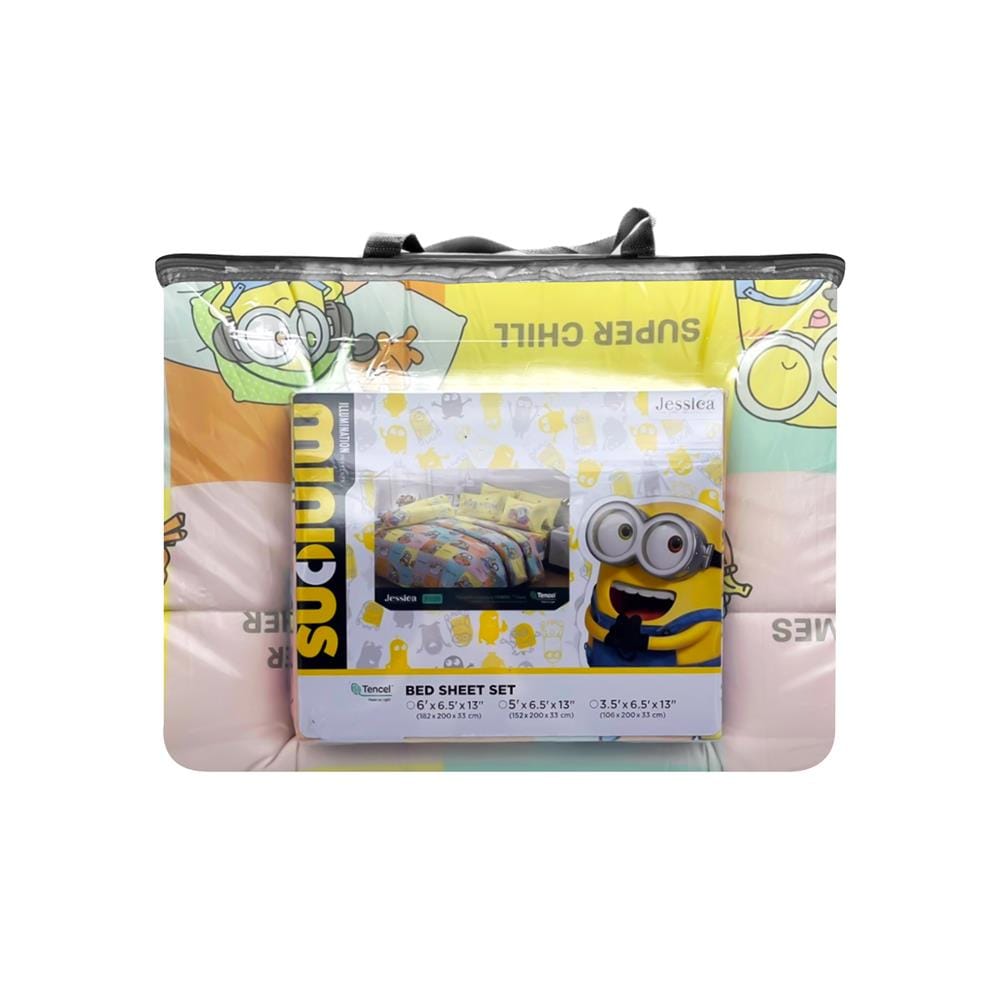 ชุดผ้าปูที่นอน 5 ฟุต (ชุด 6 ชิ้น) JESSICA MINIONS 22015-T020