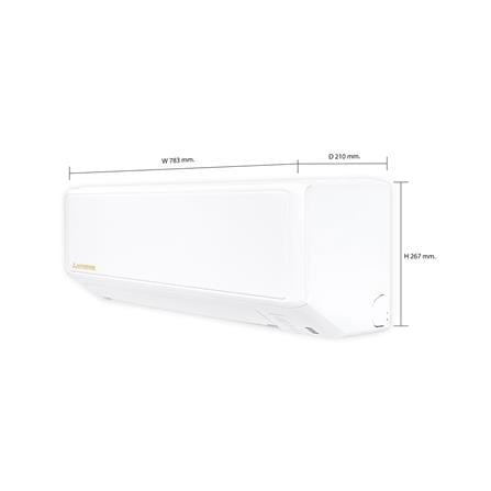 แอร์ผนัง MITSUBISHI HEAVY DUTY DXK13YYP-W1 12478 บีทียู อินเวอร์เตอร์_5