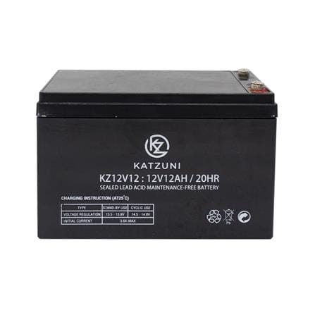 แบตเตอรี่แห้ง KATZUNI KZ12V12AH E-BIKE 12 โวลต์ 12 แอมป์/ชั่วโมง