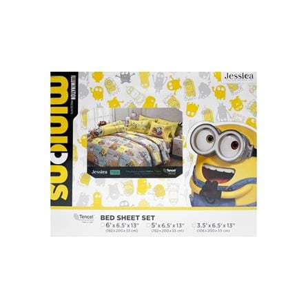 ชุดผ้าปูที่นอน 5 ฟุต 5 ชิ้น JESSICA MINIONS 20165-T020_3