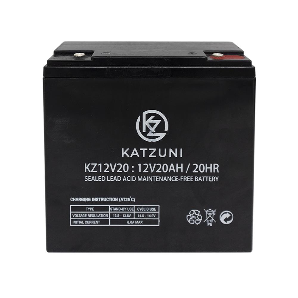 แบตเตอรี่แห้ง KATZUNI KZ12V20AH E-BIKE 12 โวลต์ 20 แอมป์/ชั่วโมง