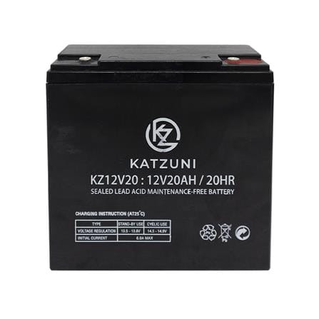 แบตเตอรี่แห้ง KATZUNI KZ12V20AH E-BIKE 12 โวลต์ 20 แอมป์/ชั่วโมง_0