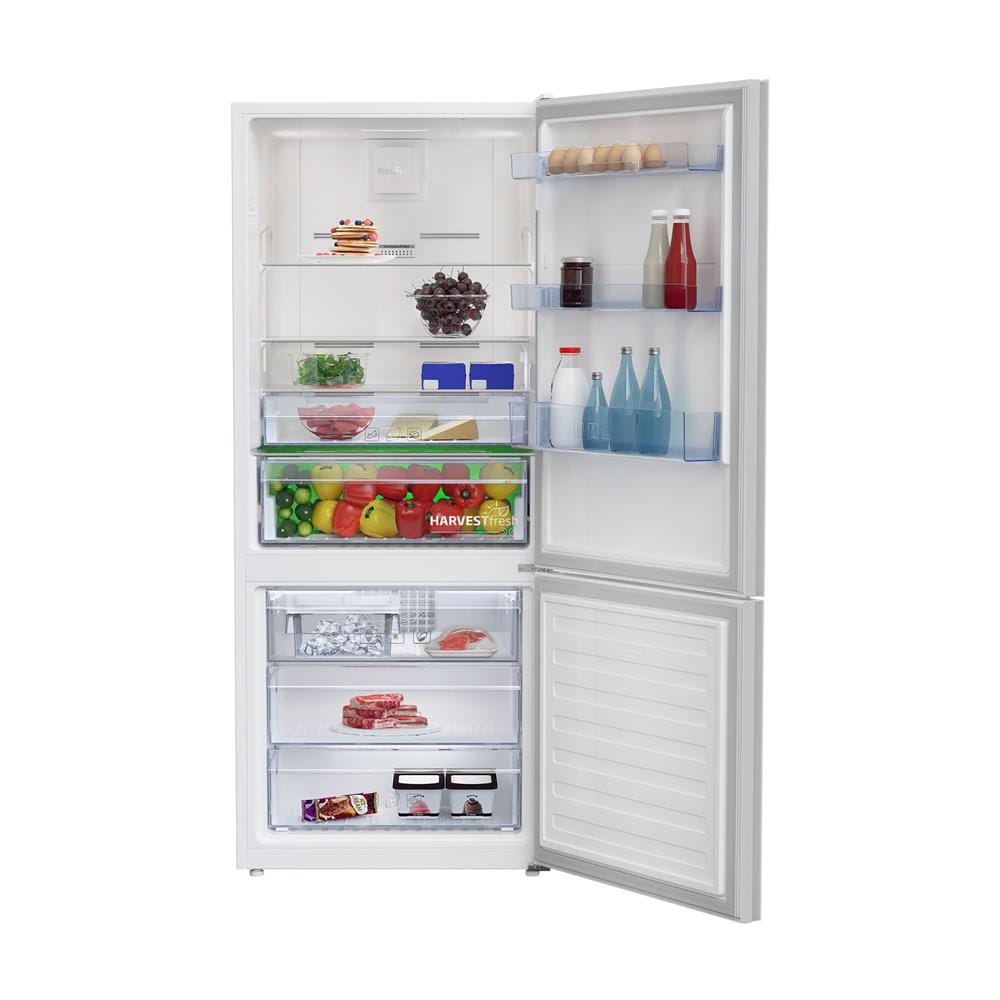 ตู้เย็น 2 ประตู BEKO RCNT415E20VZHFGW 14 คิว กระจกขาว