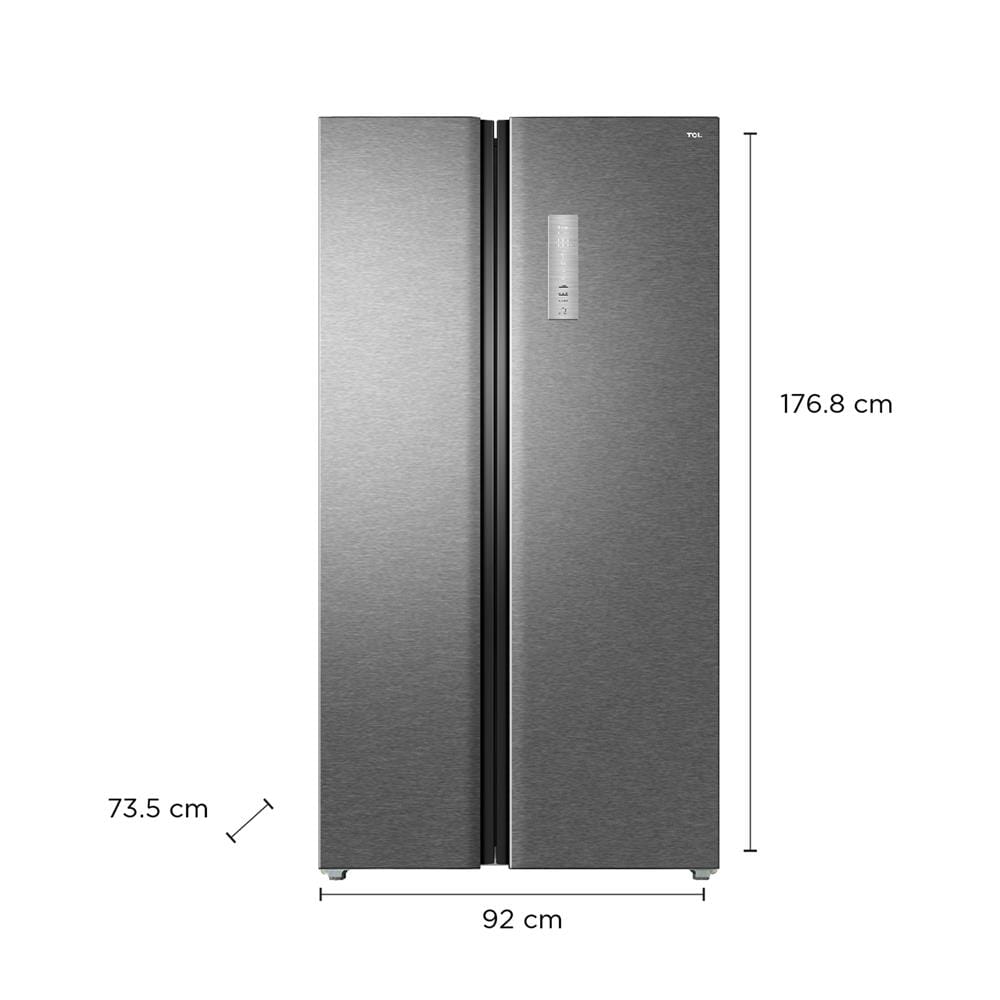 ตู้เย็น SIDE BY SIDE TCL RT62MPSBG 22.3 คิว สเตนเลส อินเวอร์เตอร์
