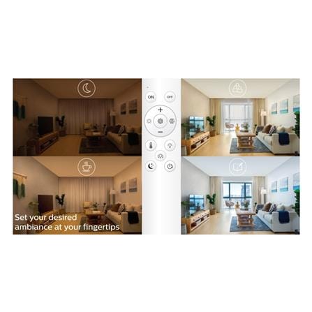 ไฟเพดาน LED PHILIPS CL610SPKAIO 15 นิ้ว 36 วัตต์ DAYLIGHT/COOL WHITE/WARM WHITE สีขาว_3