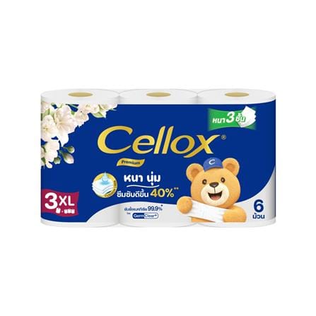 กระดาษชำระ CELLOX PREMIUM 3XL (แพ็ก 6 ชิ้น)_0