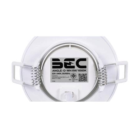 ดาวน์ไลท์ LED BEC ANGLE 3.5 นิ้ว 6 วัตต์ DAYLIGHT สีขาว_6