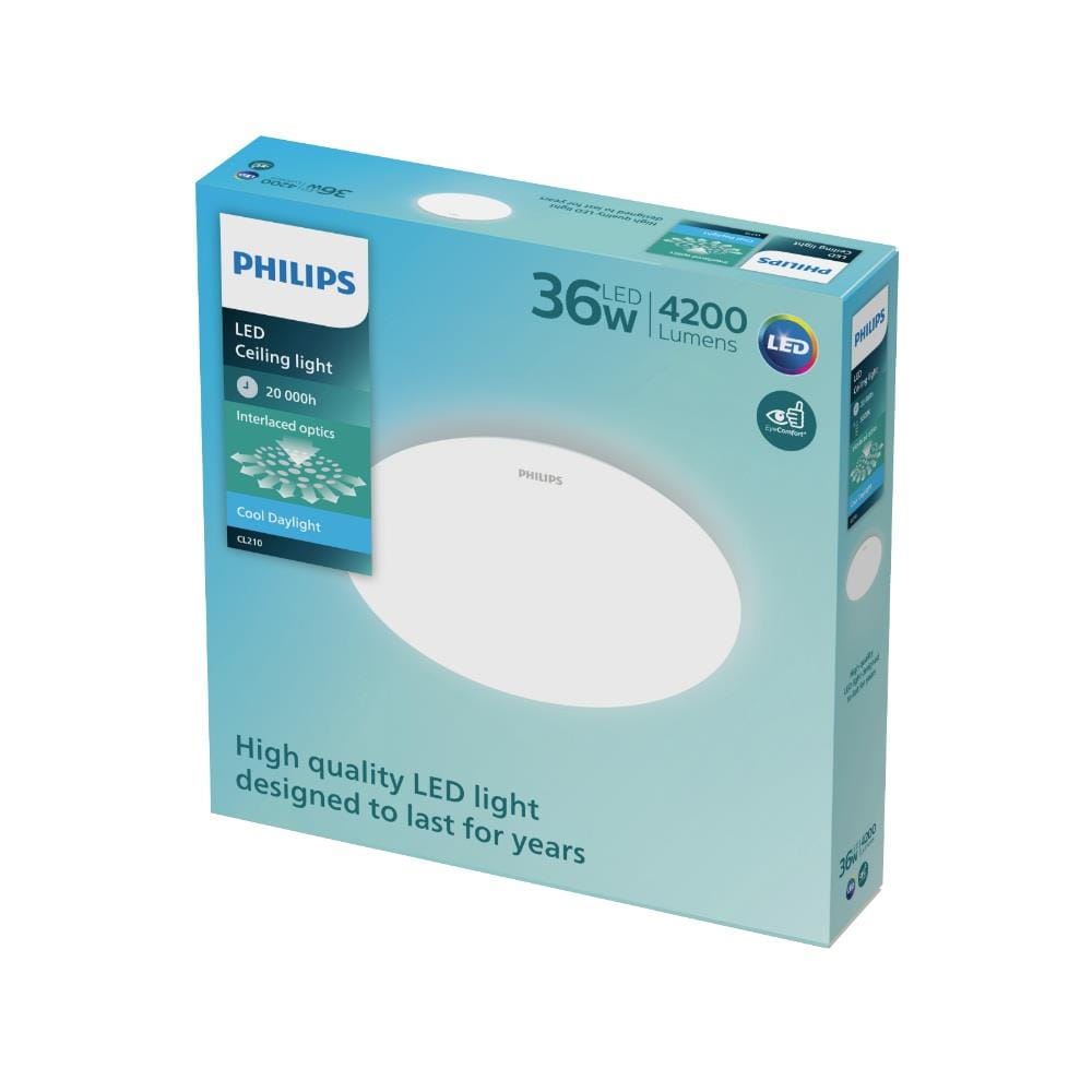 ไฟเพดาน LED PHILIPS CL210 15 นิ้ว 36 วัตต์ DAYLIGHT สีขาว
