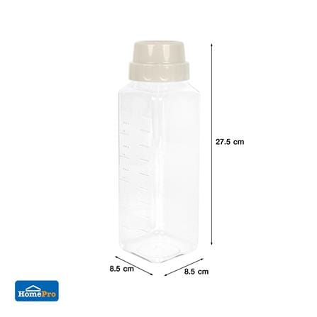 ขวดน้ำพลาสติก PET KECH FUKA 1.4 ลิตร สีครีม_5