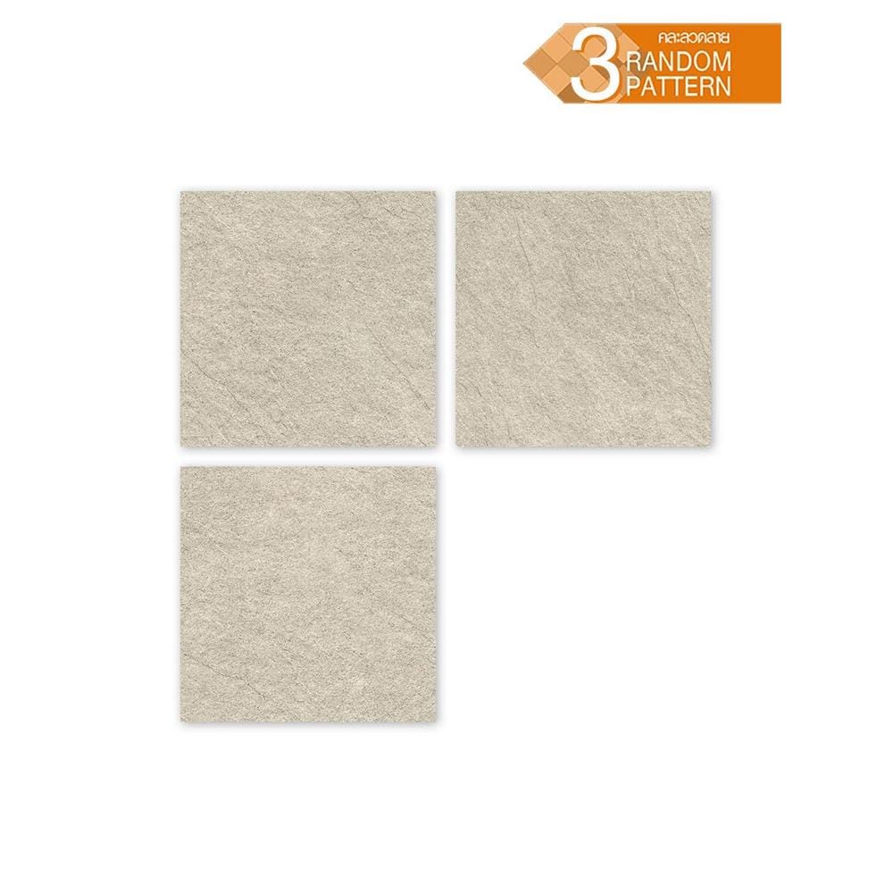 กระเบื้องพื้นพอร์ซเลน  16x16 นิ้ว TARA มูร่า เบจ (HYG) PM 0.96 ตร.ม.