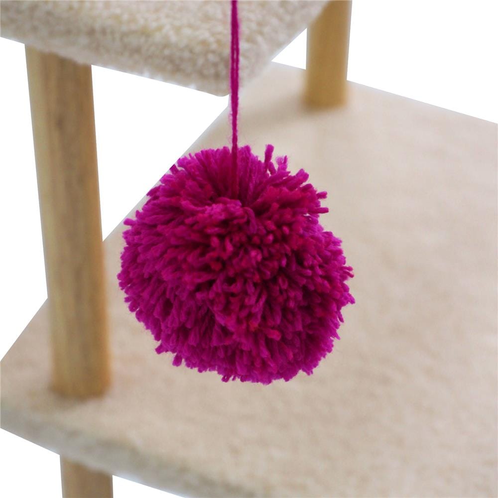 คอนโดแมวพร้อมที่ลับเล็บ LUVORA CAT TREE WITH CAT SCRATCHER HOME 2