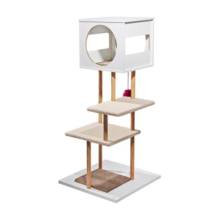 คอนโดแมวพร้อมที่ลับเล็บ LUVORA CAT TREE WITH CAT SCRATCHER HOME 2_0