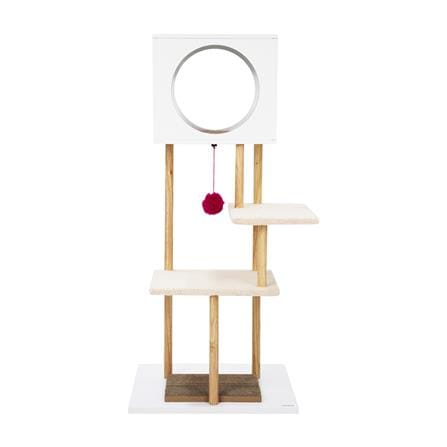 คอนโดแมวพร้อมที่ลับเล็บ LUVORA CAT TREE WITH CAT SCRATCHER HOME 2_1
