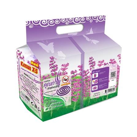 ยาจุดกันยุงชนิดขดกลม KAYARI X-5 80 ขด LAVENDER_1
