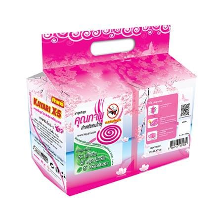 ยาจุดกันยุงชนิดขดกลม KAYARI X-5 80 ขด SAKURA_1