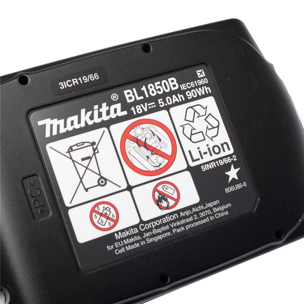 แบตเตอรี่ MAKITA BL1850B 18 โวลต์ 5.0 แอมป์