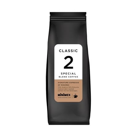 เมล็ดกาแฟคั่ว MINIMEX สูตร 2 250 กรัม_0
