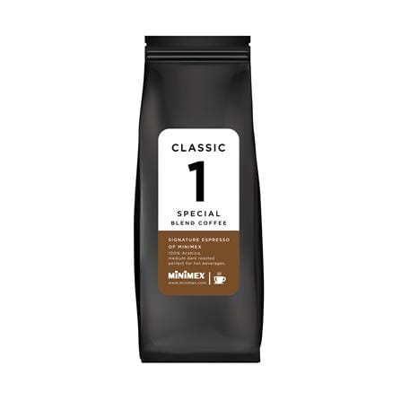 เมล็ดกาแฟคั่ว MINIMEX สูตร 1 250 กรัม_0