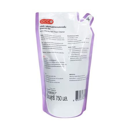 น้ำยาทำความสะอาดพื้นฆ่าเชื้อ ACCO 750 มล. LAVENDER แพ็ก 3 ชิ้น_3