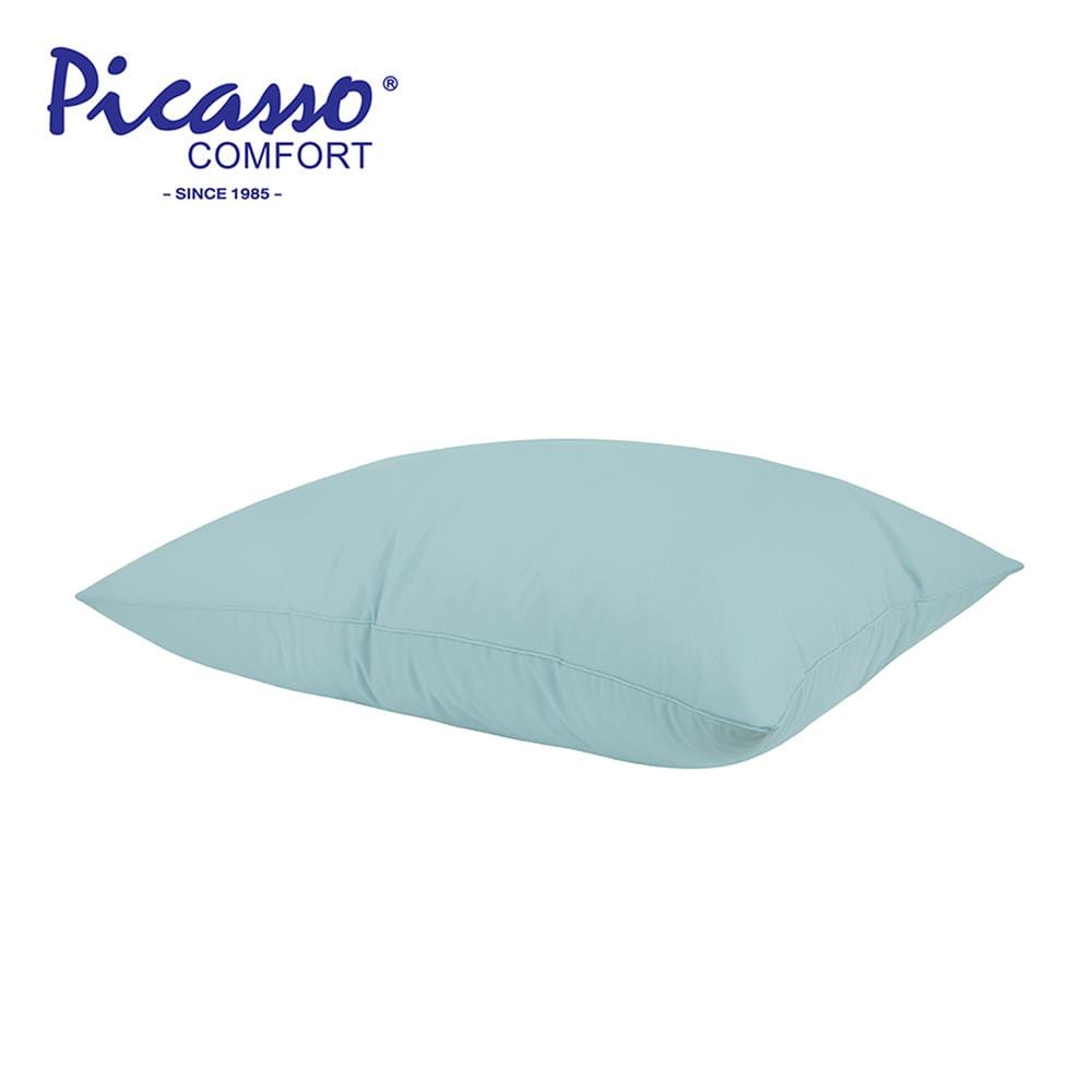 หมอนหนุน ใยสังเคราะห์ PICASSO SMILE 19x29 นิ้ว สีเขียว